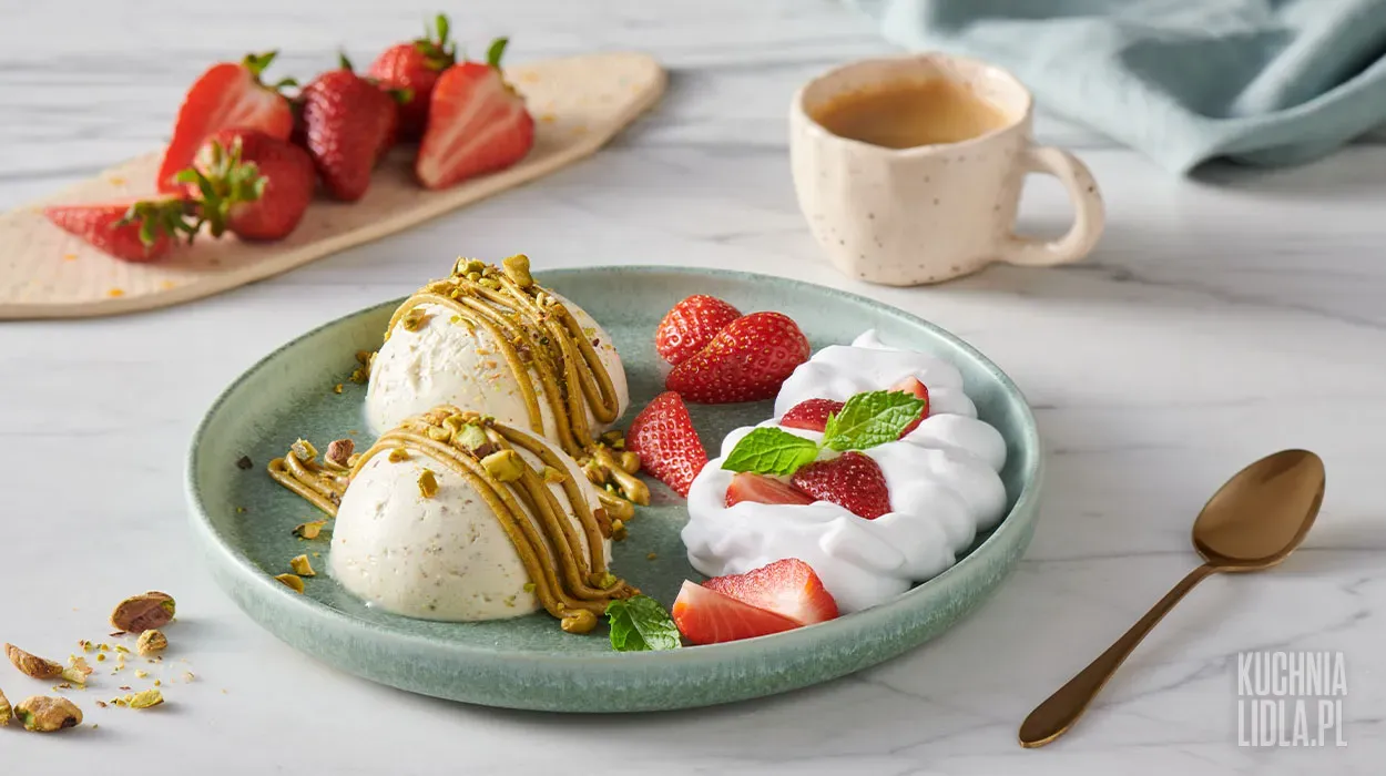 Pistacjowe semifreddo z ricottą Pistacjowe semifreddo z ricottą